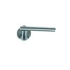 Wingfield Round Rose Latch - Polished Chrome and Satin Chrome Set