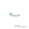 Stainless Steel Round Rose Round Bar Latch (246359) Satin Stainless Set 3 Stainless Steel Round Rose Round Bar Latch (246359) Satin Stainless Set