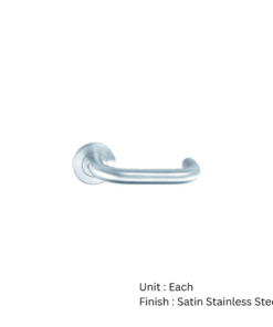 Stainless Steel Round Rose Round Bar Latch (246359) Satin Stainless Set