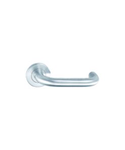 Stainless Steel Round Rose Round Bar Latch (246359) Satin Stainless Set