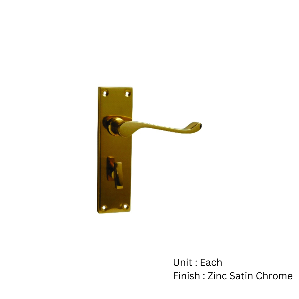 Contract Vict Scroll Bathroom Furniture - Zinc Satin Chrome Set 2 Contract Vict Scroll Bathroom Furniture - Zinc Satin Chrome Set