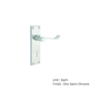 Contract Vict Scroll Lock Furniture - Zinc Satin Chrome Set 3 Contract Vict Scroll Lock Furniture - Zinc Satin Chrome Set