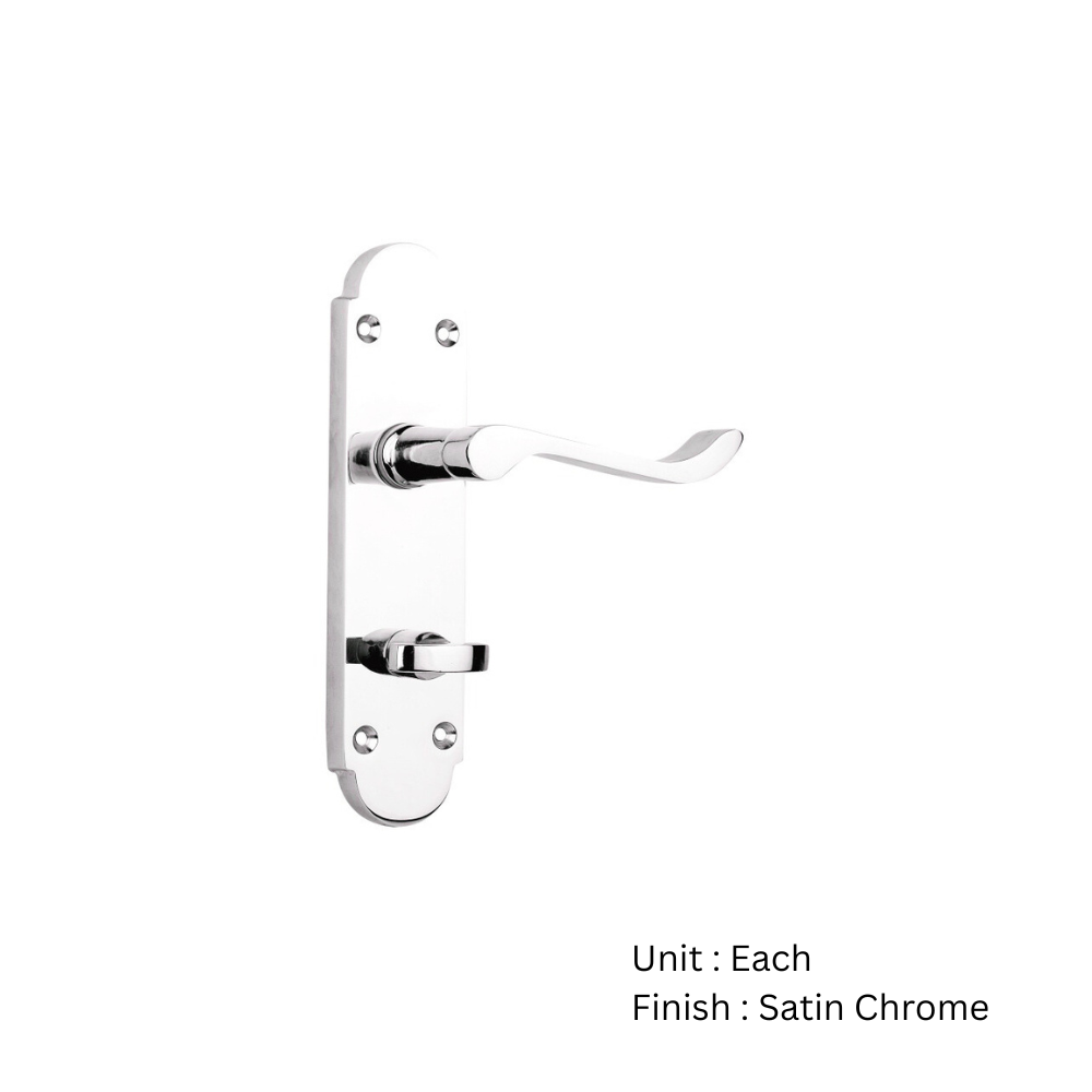 Shaped Scroll Bathroom Furniture (Carisbrooke) To En1906 (Pt3) - Satin Chrome and Polished Chrome Set 2 Shaped Scroll Bathroom Furniture (Carisbrooke) To En1906 (Pt3) - Satin Chrome and Polished Chrome Set