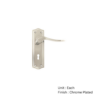 Orford Lock Furniture To En1906 (Pt3) - Chrome Plated and Satin Nickel Plated Set 4 Orford Lock Furniture To En1906 (Pt3) - Chrome Plated and Satin Nickel Plated Set