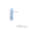 Orford Long Latch Furniture To En1906 (Pt3) - Chrome Plated and Satin Nickel Plated Set 4 Orford Long Latch Furniture To En1906 (Pt3) - Chrome Plated and Satin Nickel Plated Set