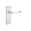Victorian Scroll Latch Furniture To En1906 (Part 3) Satin Chrome Set