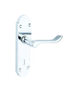 Carisbrooke Lock Furniture To En1906 Part 3 - Polished Chrome and Satin Nickle Set