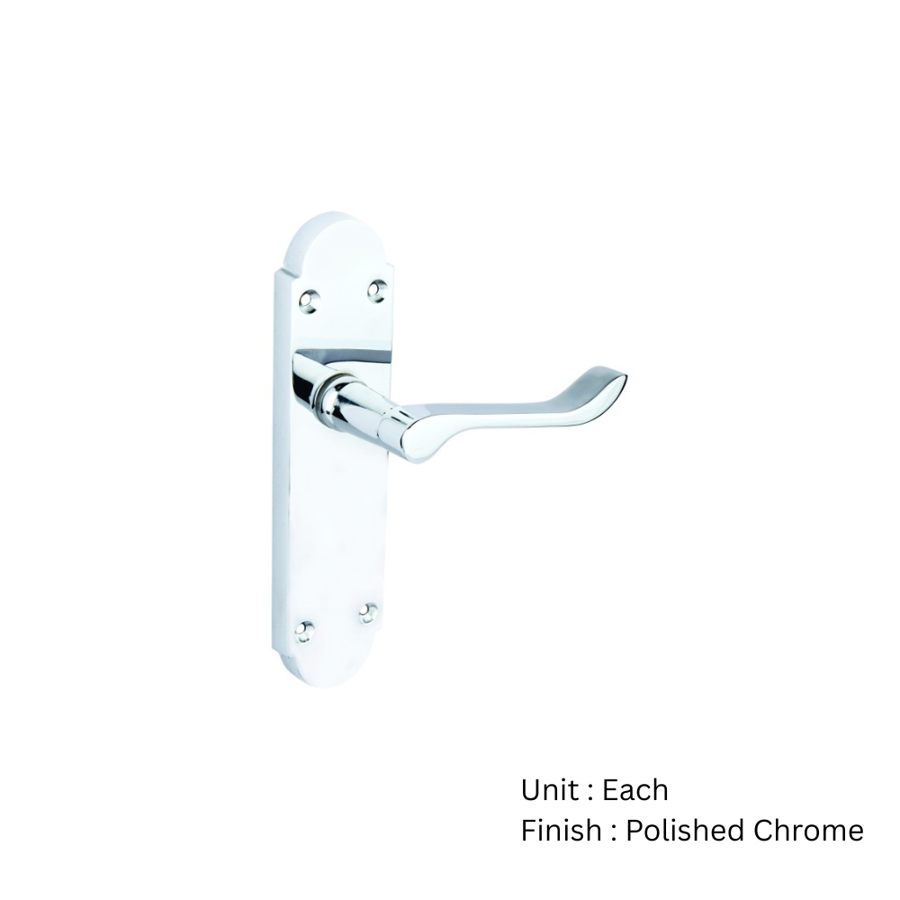 Carisbrooke Latch Furniture To En1906 Part 3 - Polished Chrome and Satin Nickel Set 2 Carisbrooke Latch Furniture To En1906 Part 3 - Polished Chrome and Satin Nickel Set