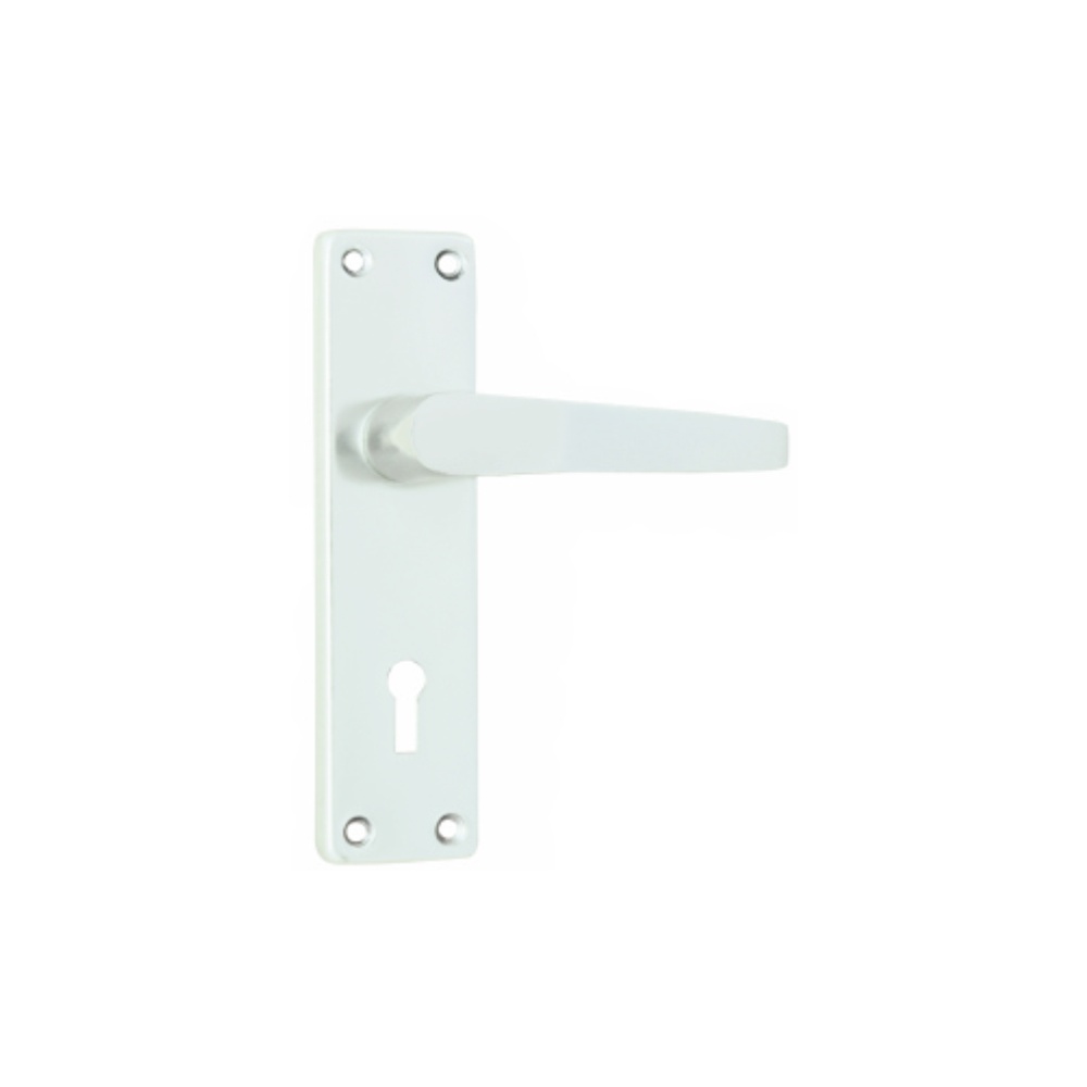 Whitworth Aluminium Lock Handle Satin Anodised Set 1 Whitworth Aluminium Lock Handle Satin Anodised Set