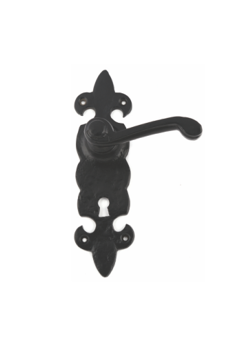 Black Antique Ornate Lock Furniture - Belvoir - Prepack 151 X 41mm Epoxy Black Set 1 Black Antique Ornate Lock Furniture - Belvoir - Prepack 151 X 41mm Epoxy Black Set