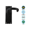 Black Antique Traditional Latch Furniture - Ludlow Epoxy Black Set 3 Black Antique Traditional Latch Furniture - Ludlow Epoxy Black Set