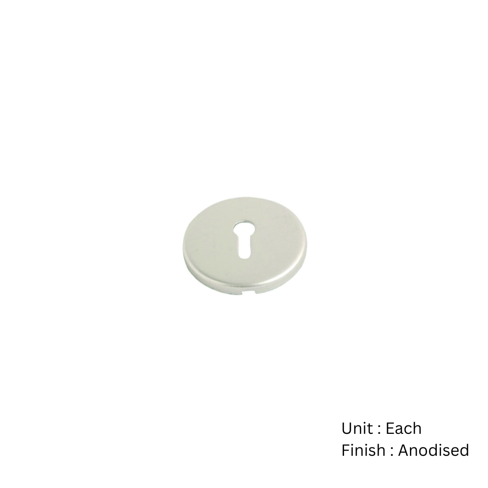 Keylock Escutcheon - Pack Of 2 51mm Satin Anodised Pair 2 Keylock Escutcheon - Pack Of 2 51mm Satin Anodised Pair