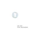 Euro Profile Escutcheon - Pack Of 2 51mm Satin Anodised Pair 3 Euro Profile Escutcheon - Pack Of 2 51mm Satin Anodised Pair