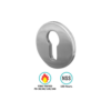 Euro Profile Escutcheon - Pack Of 2 52mm Satin Stainless Pack 3 Euro Profile Escutcheon - Pack Of 2 52mm Satin Stainless Pack