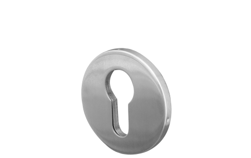 Euro Profile Escutcheon - Pack Of 2 52mm Satin Stainless Pack 1 Euro Profile Escutcheon - Pack Of 2 52mm Satin Stainless Pack