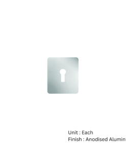 Repair Escutcheon - Stainless Steel Stick On - Keylock 47.5 X 65.5 X 1.5 Satin Stainless Each
