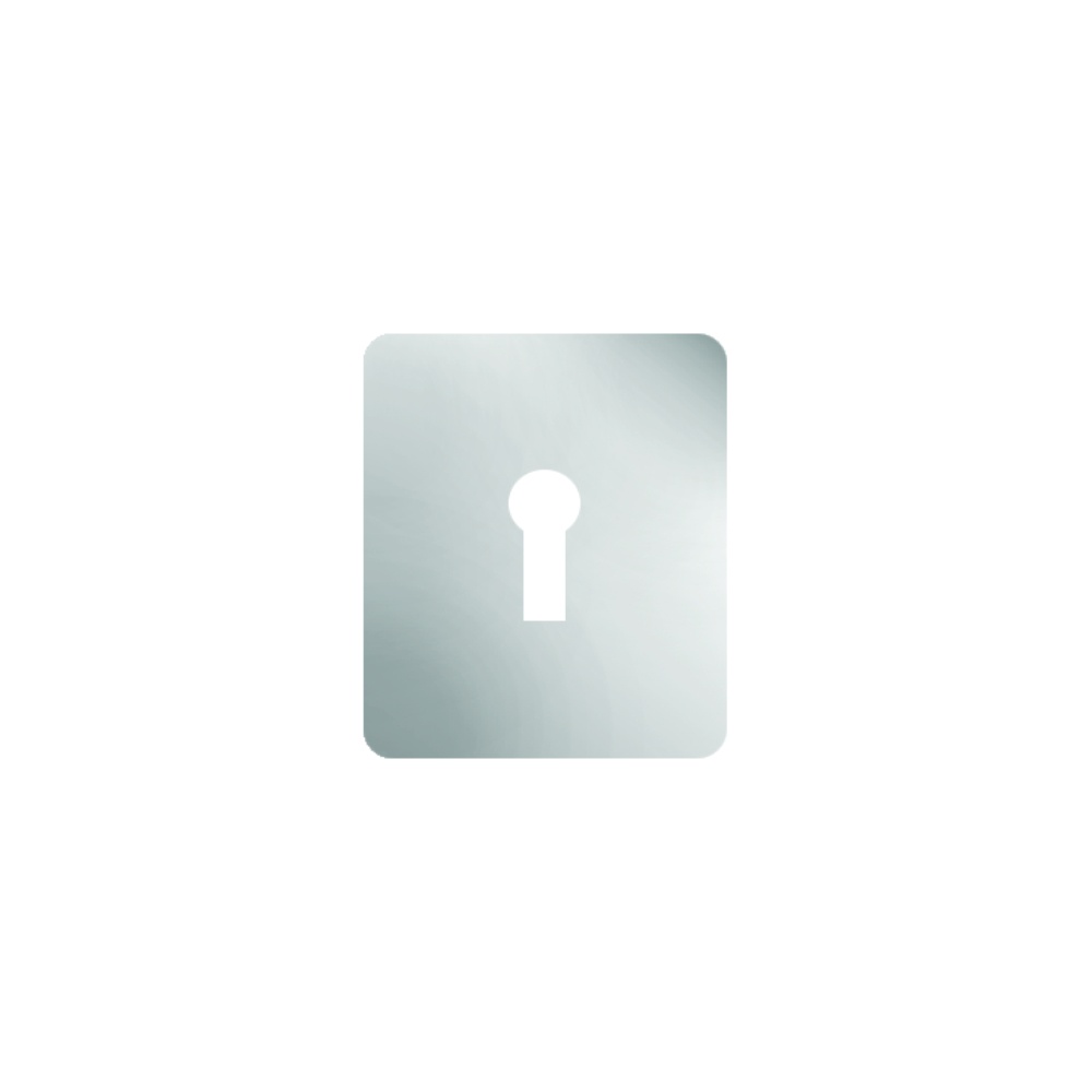 Repair Escutcheon - Aluminium Stick On Type R/C - Keylock 47.5 X 65.5 X 1.5 Anodised Aluminium Each 1 Repair Escutcheon - Aluminium Stick On Type R/C - Keylock 47.5 X 65.5 X 1.5 Anodised Aluminium Each