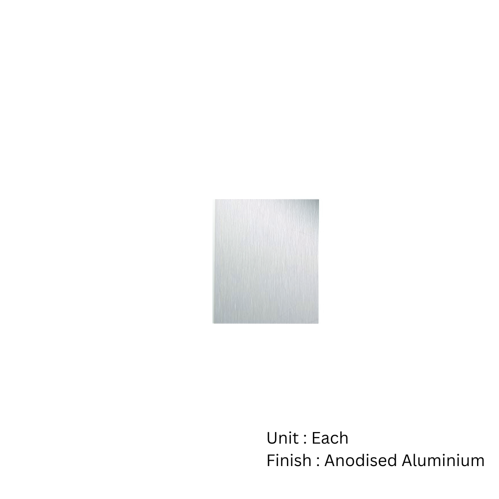 Repair Escutcheon - Stainless Steel Stick On - Blank 47.5 X 65.5 X 1.5 Satin Stainless Each 2 Repair Escutcheon - Stainless Steel Stick On - Blank 47.5 X 65.5 X 1.5 Satin Stainless Each