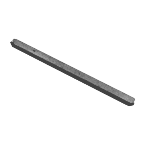 Lock Spare Spindle Only 8x130mm Bright Zinc Plated Each 1 Lock Spare Spindle Only 8x130mm Bright Zinc Plated Each