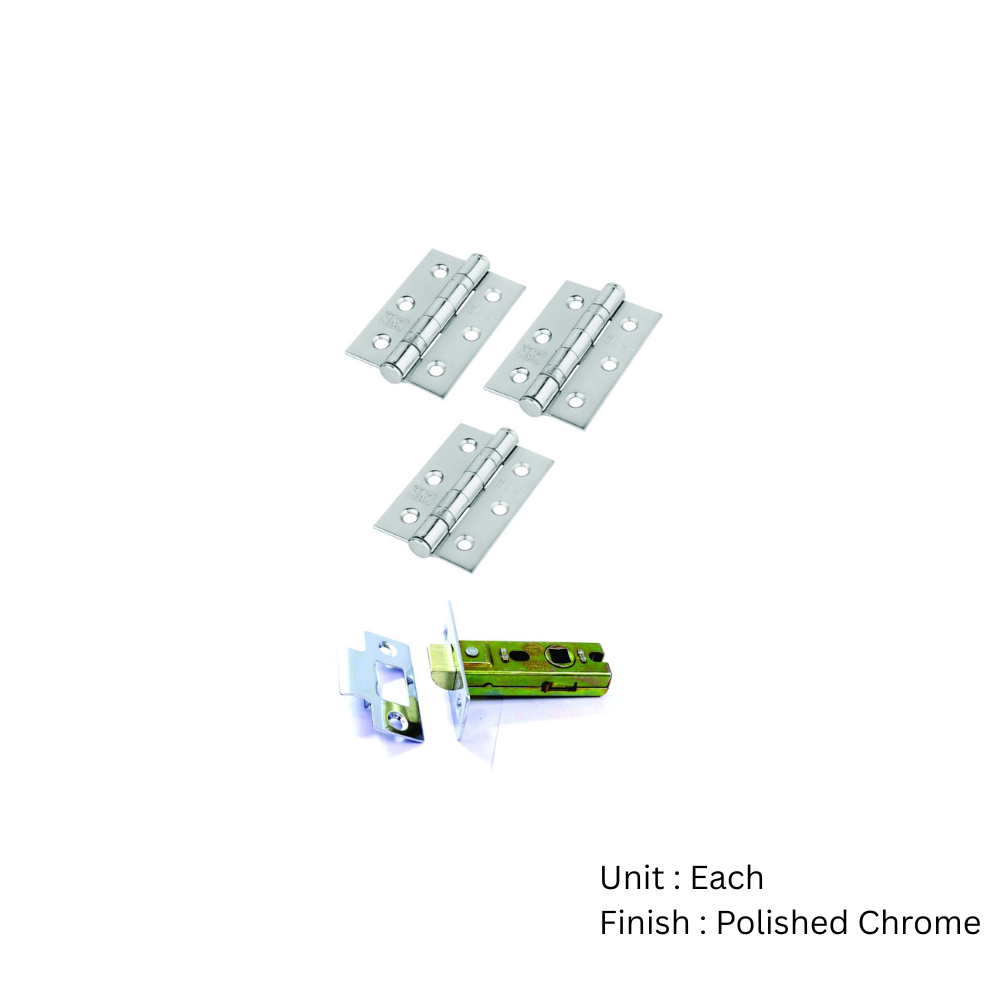 CE Fire Door Pack - 1½ Pair 451 BB (75mm) / Tubular Latch (63mm) 2 CE Fire Door Pack - 1½ Pair 451 BB (75mm) / Tubular Latch (63mm)