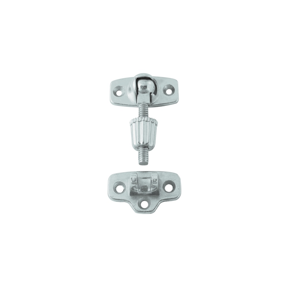 Zinc Diecast A1 Sash Fastener 62 x 45mm with Bright Zinc Plated and Electro Brass Each 1 Zinc Diecast A1 Sash Fastener 62 x 45mm with Bright Zinc Plated and Electro Brass Each