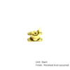 Fitch Fastener - Narrow Style 21.50mm with Different Finish Each 3 Fitch Fastener - Narrow Style 21.50mm with Different Finish Each
