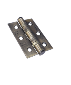 Mild Steel 2 Ball Bearing Hinge - CE7 - Pair Boxed 76 X 51mm with Different Finish