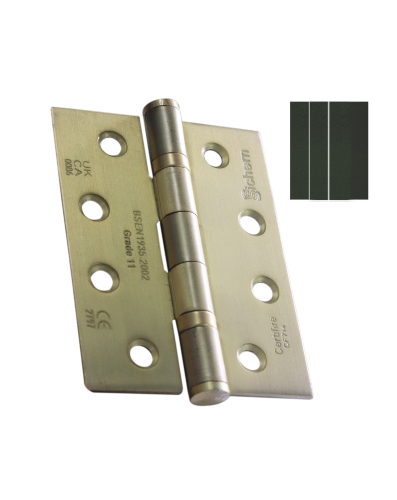 Mild Steel 2 Ball Bearing Hinge - CE11 Pair - Boxed 100 X 76mm with Multiple Finish 1 Mild Steel 2 Ball Bearing Hinge - CE11 Pair - Boxed 100 X 76mm with Multiple Finish