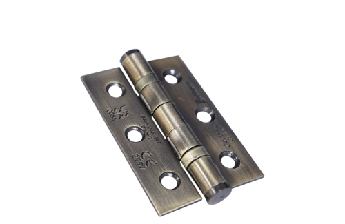 Stainless Steel Ball Bearing Hinge - Pair - CE7 - Boxed 76 X 51mm Satin 1 Stainless Steel Ball Bearing Hinge - Pair - CE7 - Boxed 76 X 51mm Satin