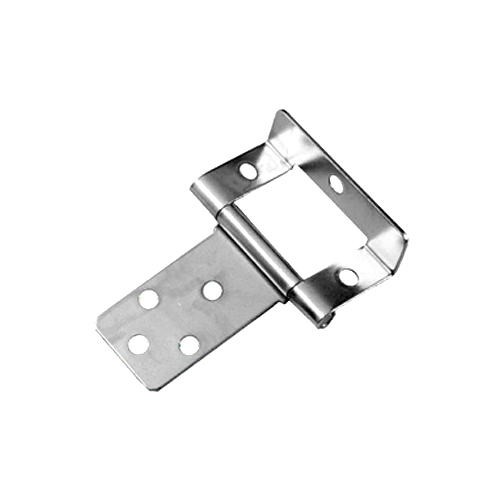 Cranked Flush Hinge - Pair - Prepack 50 X 16mm Electro Brass Pair 1 Cranked Flush Hinge - Pair - Prepack 50 X 16mm Electro Brass Pair