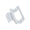 Cranked Flush Hinge - Pair 50 X 19mm Electro Brass and Bright Zinc Plated Finish Pair