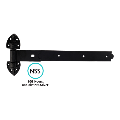 Heavy Reversible Hinge Pair - Epoxy Black, Galvorite Silver, Hot Spelter Gal. with Multiple Sizes 2 Heavy Reversible Hinge Pair - Epoxy Black, Galvorite Silver, Hot Spelter Gal. with Multiple Sizes