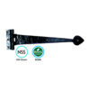 Black Antique Heavy Spear Hinge - Epoxy Black Pair