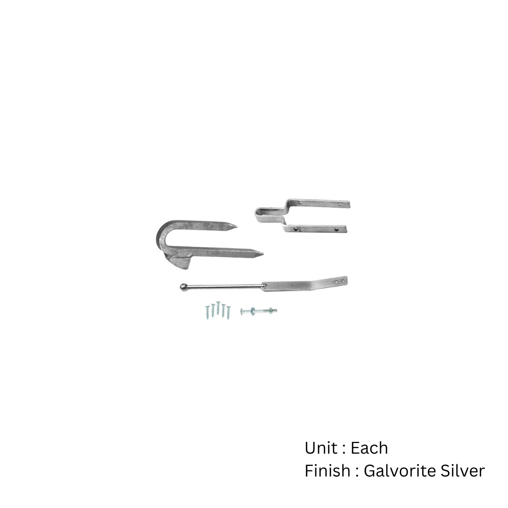 Spring Gate Fastener Set Galvorite Silver Set 2 Spring Gate Fastener Set Galvorite Silver Set