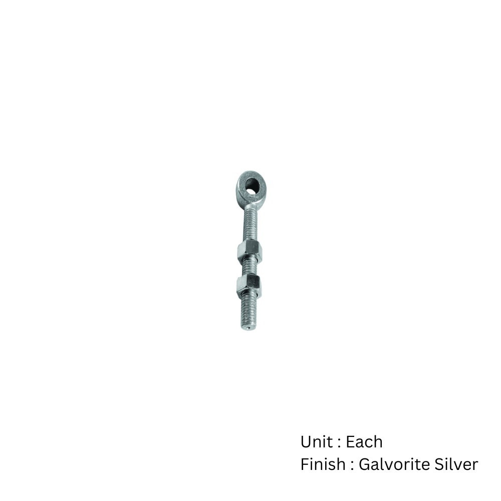 Adjustable Gate Eye - Pack Of 2 Galvorite Silver Pack 2 Adjustable Gate Eye - Pack Of 2 Galvorite Silver Pack