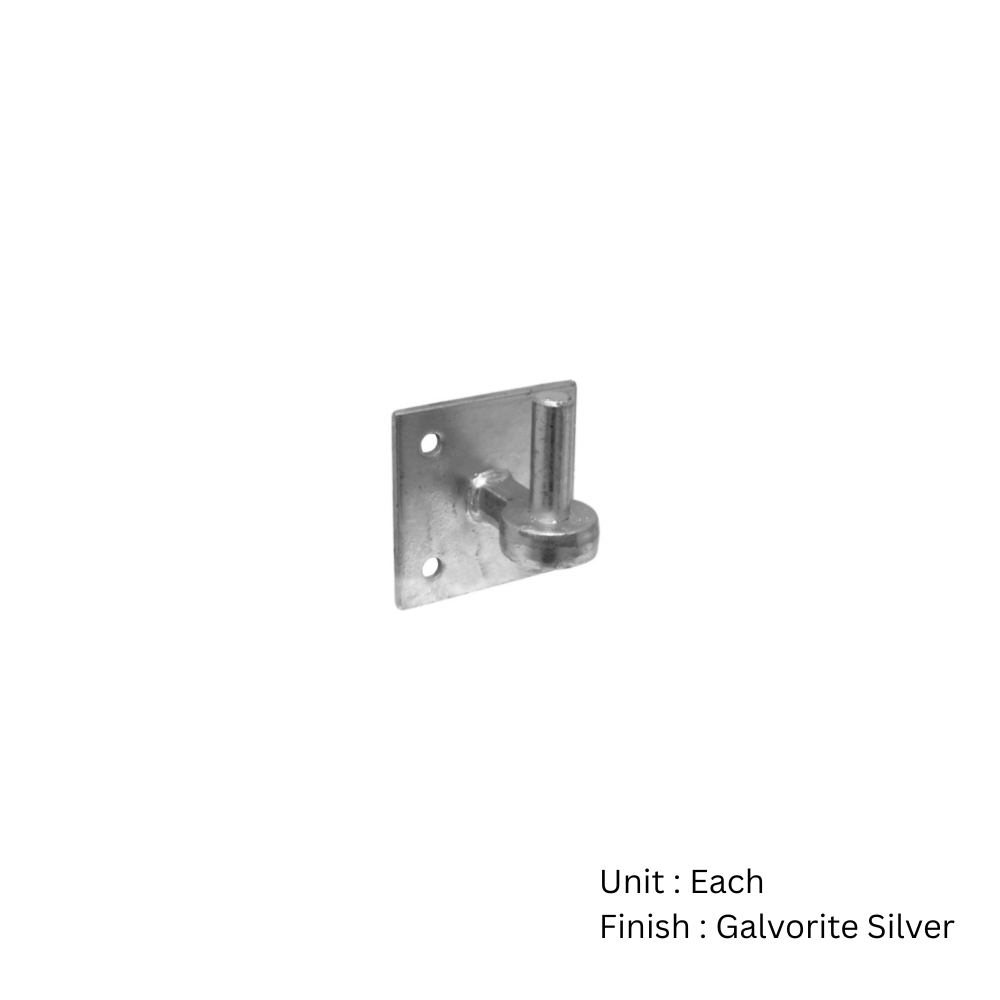 Hook On Plate 100 X 100 X 19mm Galvorite Silver Each 2 Hook On Plate 100 X 100 X 19mm Galvorite Silver Each