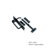 Suffolk Latch - Prepack 200mm Epoxy Black Set