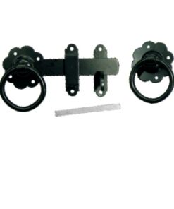 Ring Gate Latch - Plain Ring - Prepack 150mm Galvorite Silver Set