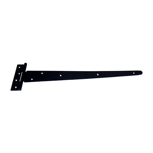 Premium Medium Tee Hinge C/W Fixings 450mm Ebony Black 1 Premium Medium Tee Hinge C/W Fixings 450mm Ebony Black