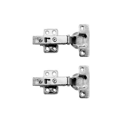 Unsprung Cabinet Hinge - Inc Plate 110 Degree 35mm Nickel Plated Pair 1 Unsprung Cabinet Hinge - Inc Plate 110 Degree 35mm Nickel Plated Pair