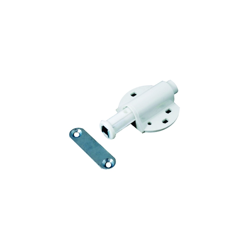 Touch Latch - Magnetic White Each 1 Touch Latch - Magnetic White Each