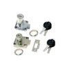 Cylinder Drawer Lock 63mm Brass Each