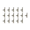 Sichern Push In Shelf Support Pack Of 12 Nickel Plated Pack