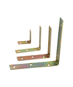 Corner Brace - Prepack 4 Bright Zinc Plated With Different Sizes Pack
