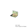 Stretcher Plate (Pack Of 6) 40mm Bright Zinc Plated Pack 3 Stretcher Plate (Pack Of 6) 40mm Bright Zinc Plated Pack