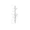 Latch Deadbolt 2 Hooks 2 Rollers Split Spindle Multipoint Door Lock - Option 2 (top hook to spindle = 730mm) 3 HS Hardware