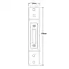 Hookbolt Keep for Timber or Composite Doors 5 HS Hardware