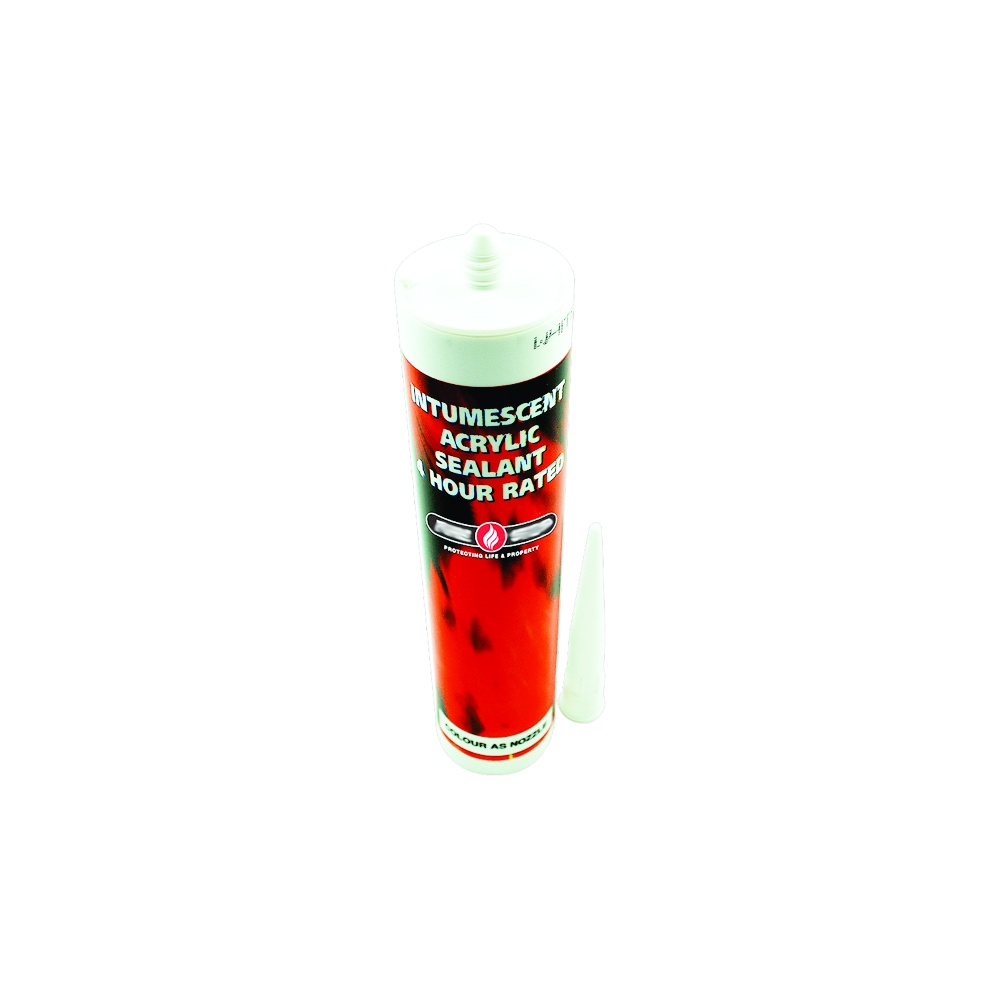 Fire And Accoustic Mastic 310mm White and Brown Finish Each 1 Fire And Accoustic Mastic 310mm White and Brown Finish Each