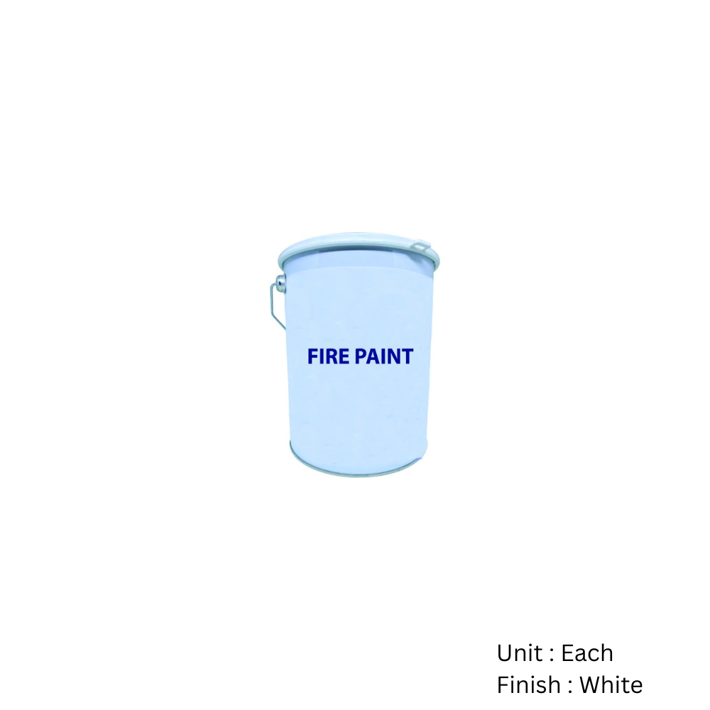 Fire Paint (Water Based) 5 Litre White Each 2 Fire Paint (Water Based) 5 Litre White Each