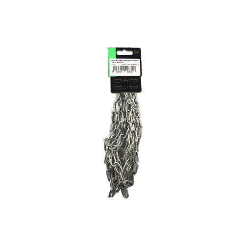 Link Chain Galvanised - Hot Spletter Galvanised with two Different Sizes Each 1 Link Chain Galvanised - Hot Spletter Galvanised with two Different Sizes Each